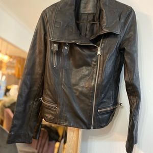 New All Saints Premium Leather Jacket